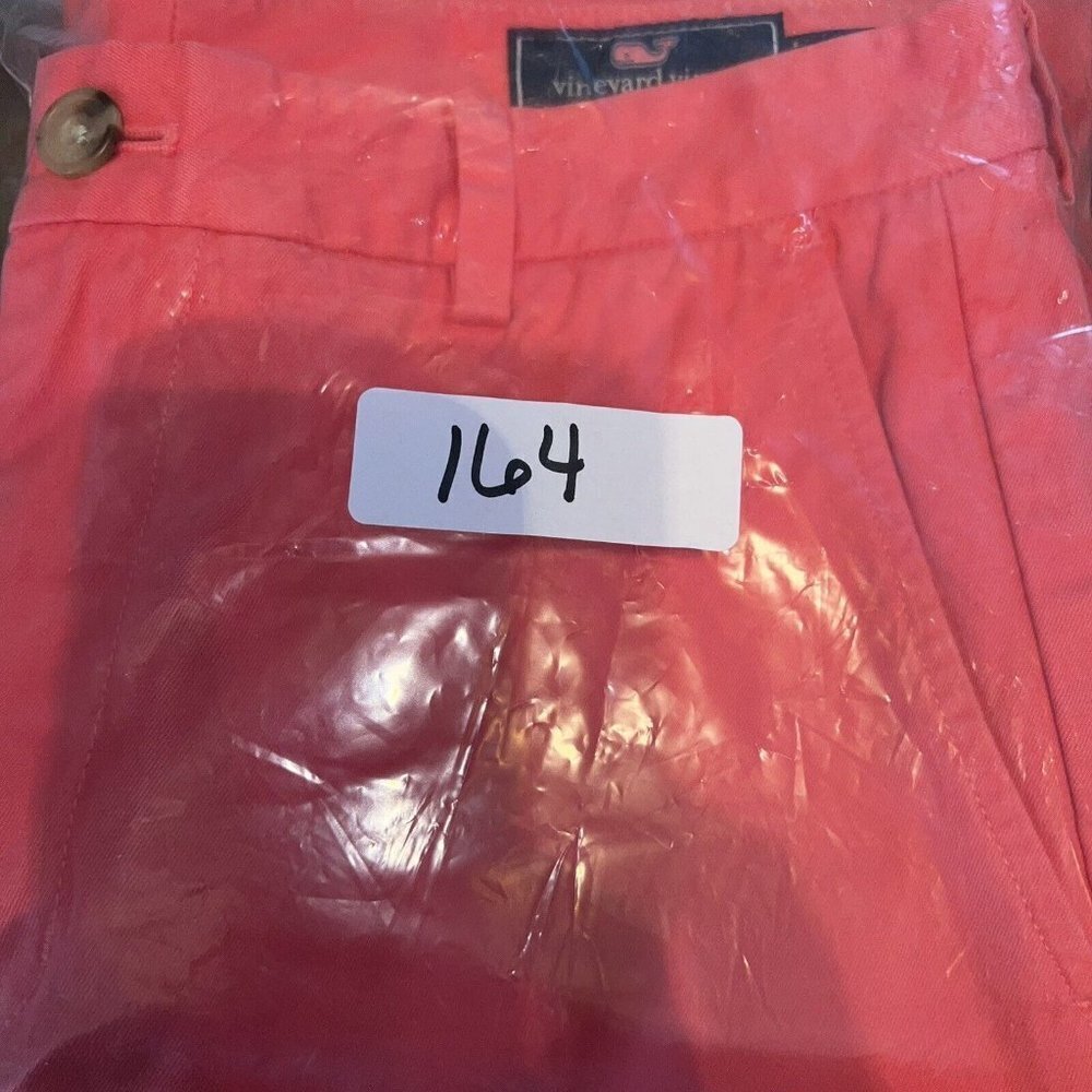 VINEYARD VINES Varsity Red Garment Dyed Slim Fit Breaker Cotton Pants Size 30x32 - Picture 10 of 10